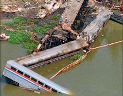 Big Bayou Canot train wreck, Mobile, AL/ Courtesy Associated Press