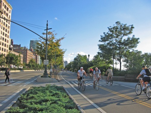 West Side bike path in New York City, from Stantec