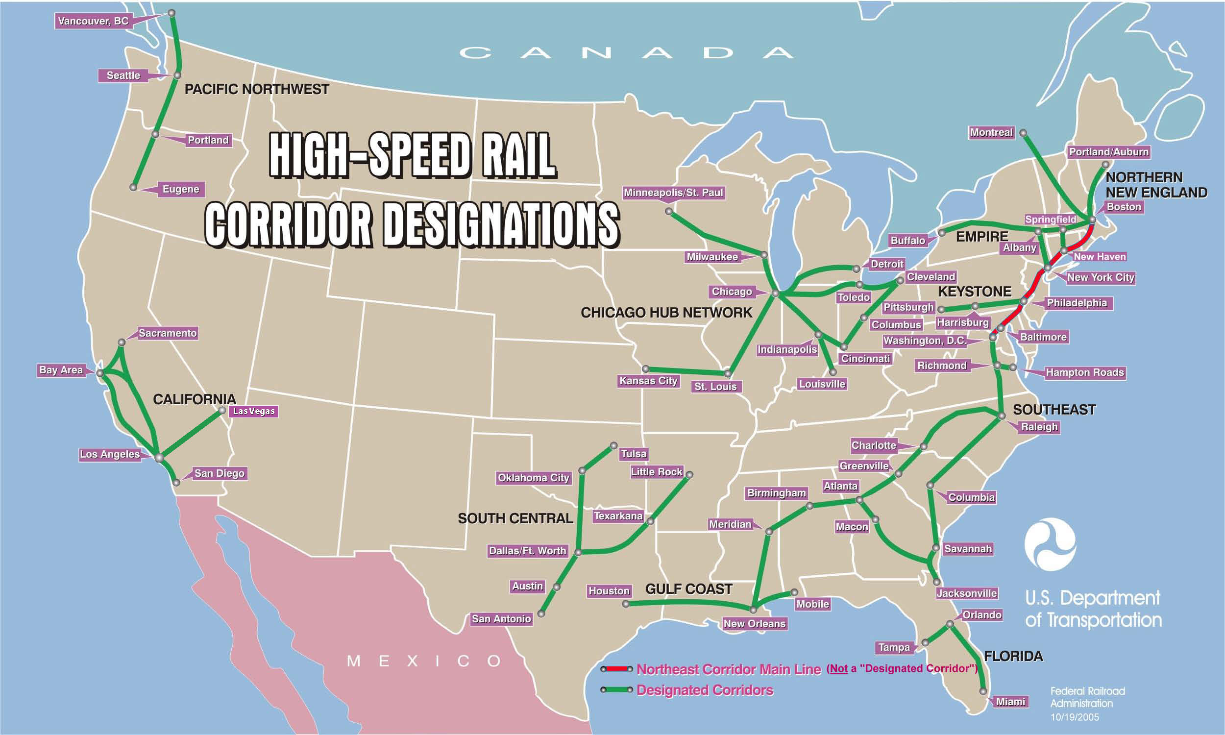 HSR Corridors