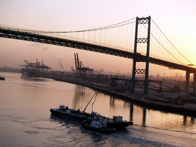 Port of Los Angeles sunrise - wirralwater on Flickr