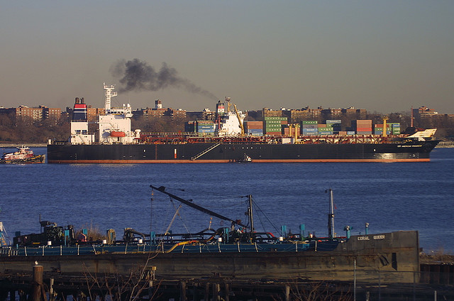  AMERICAN PROGRESS in New York, USA. Dec 2007  Tanker ship, S/R American Progress, seen here in New York, USA. Dec 2007. Copyright Tom Turner. - Tom Turner on Flickr