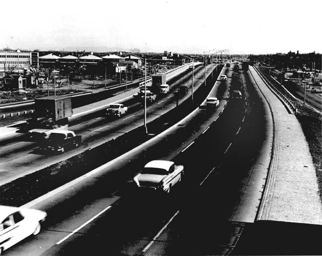 A completed interstate (I-495) on Long Island, New York, in the late 1950s. (30-N-60-101)