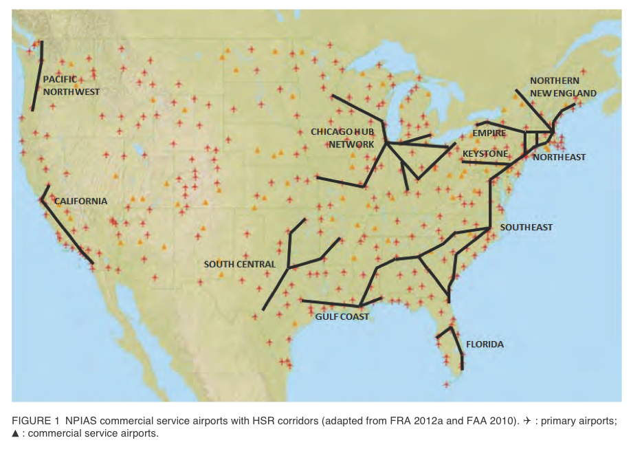 Environmental Assessment of Air and High-Speed Rail 