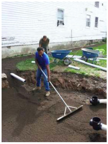 PUSH Blue crew working on green infrastructure in Buffalo’s west side