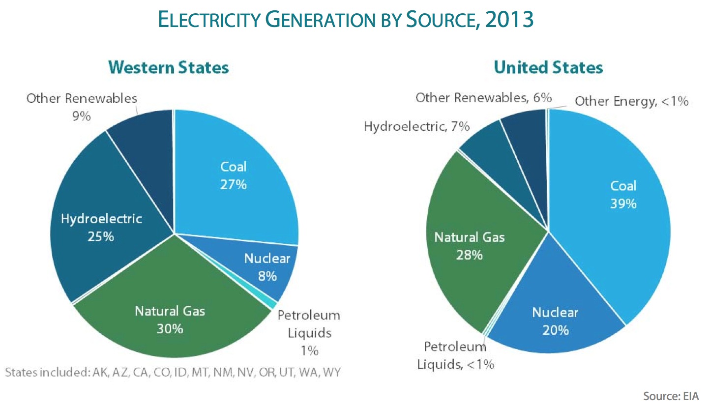 ELECTRICITY GENERATION BY SOURCE, 2013