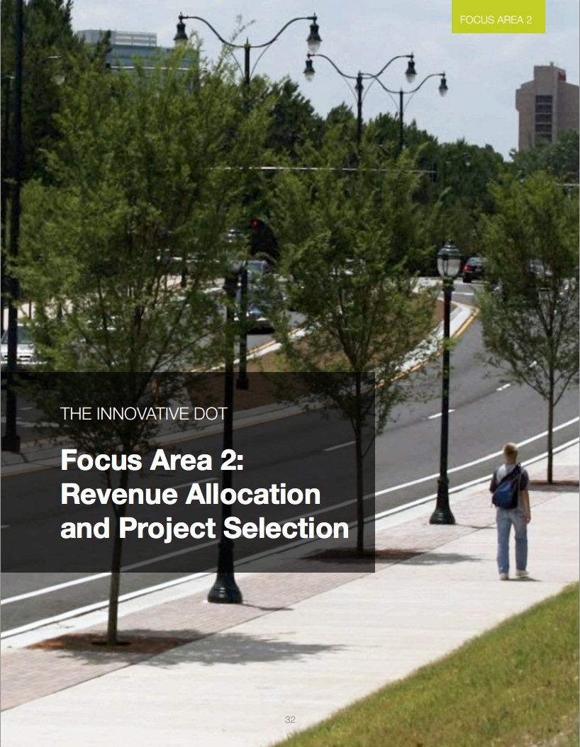 Innovative DOT: Area 2 - Revenue Allocation and Project Selection