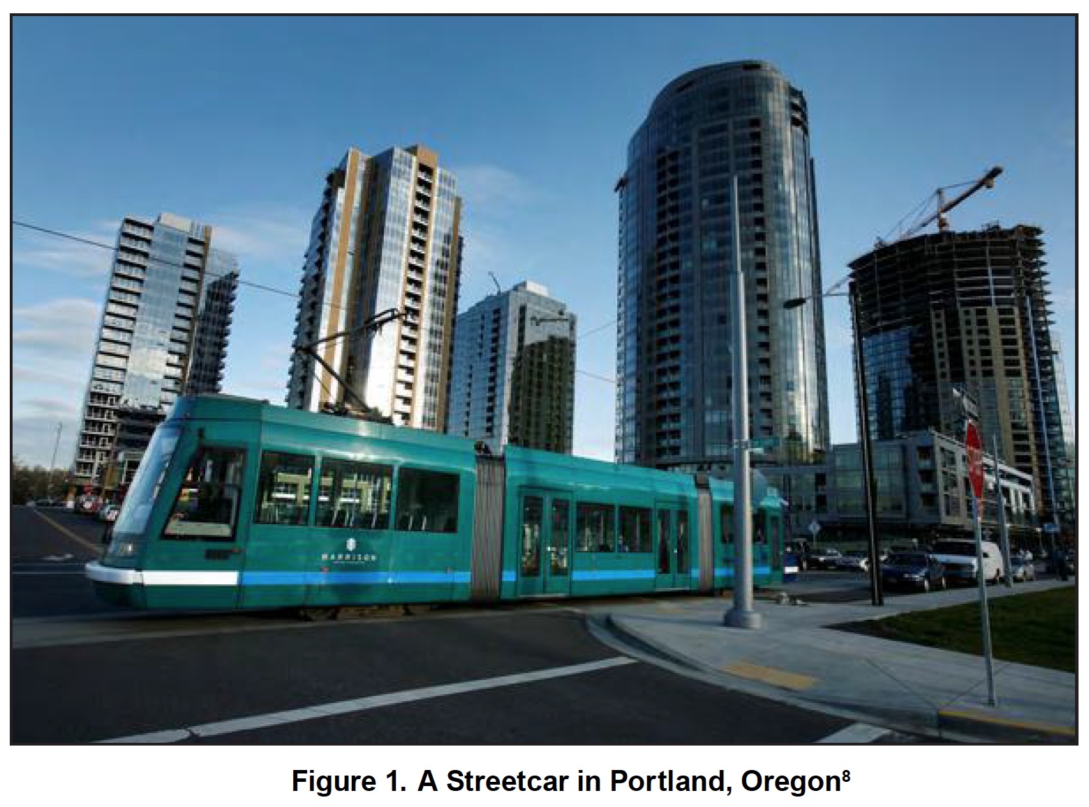 Figure 1: A Streetcar in Portland, Oregon