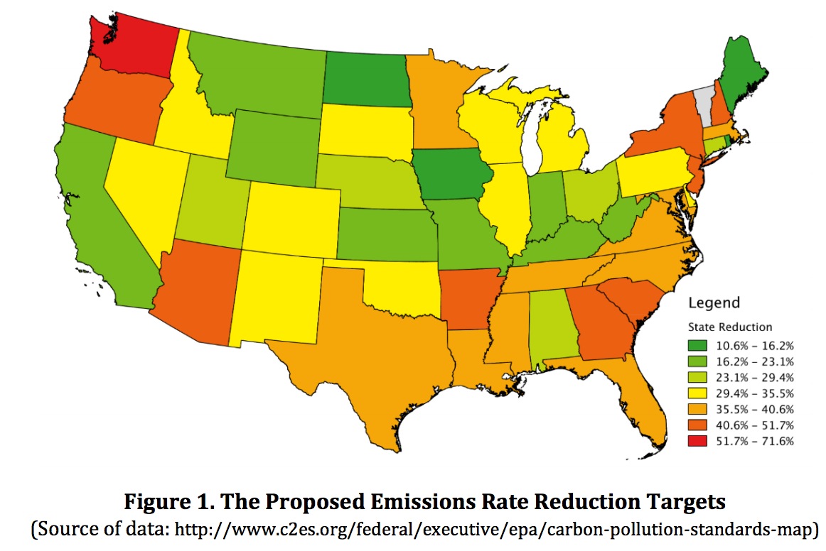 Figure 1. The Proposed Emissions Rate Reduction Targets