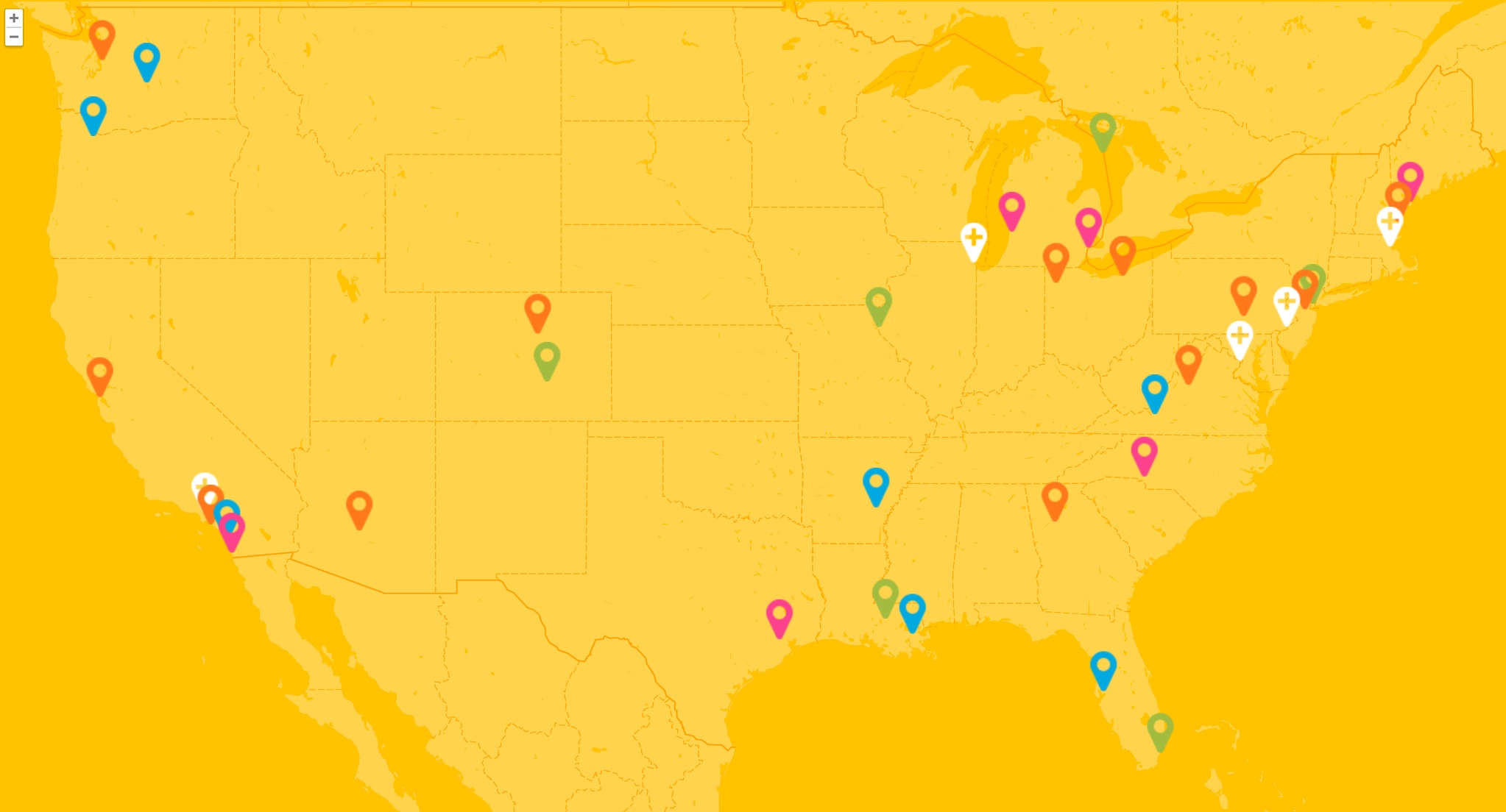 ASCE Gamechangers - Map