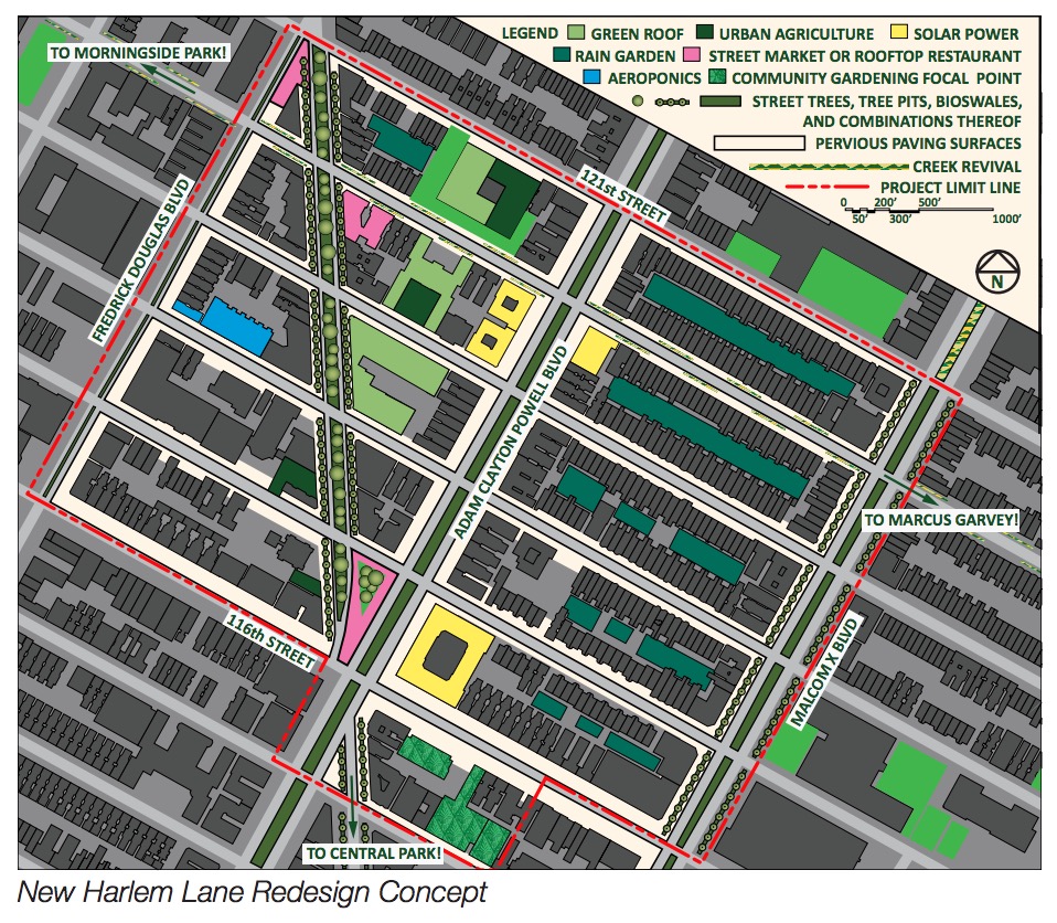 New Harlem Lane Redesign Concept