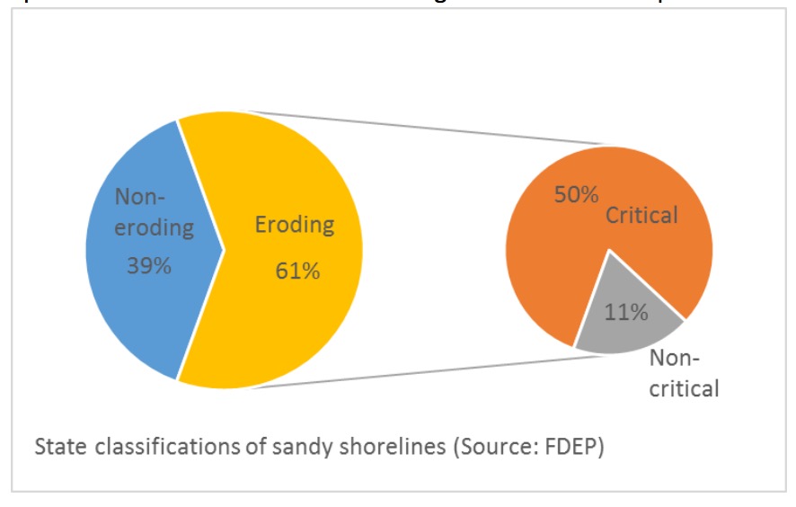 Florida state classifications of sandy shorelines