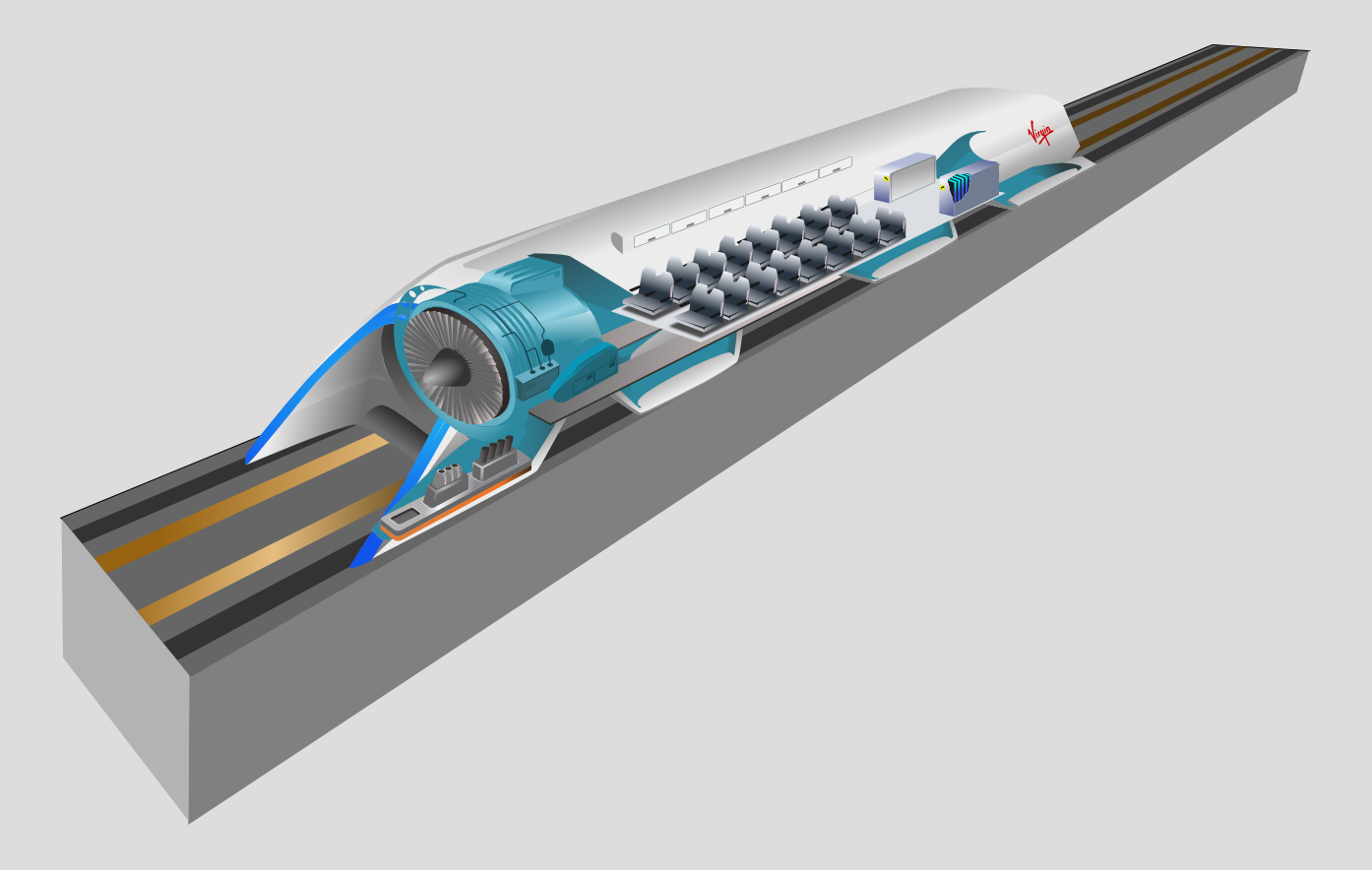 Hyperloop Cutaway