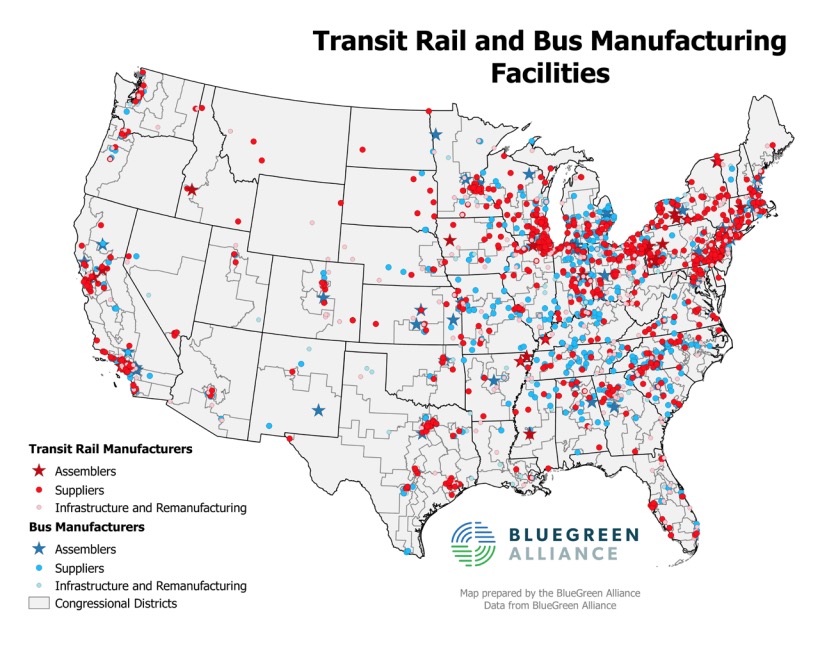 Transit Rail and Bus Manufacturing Facilities